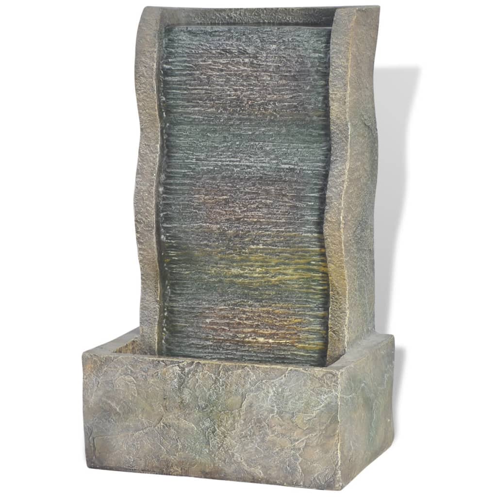 Fontaine d'intérieur avec led, polyrésine - number 3.