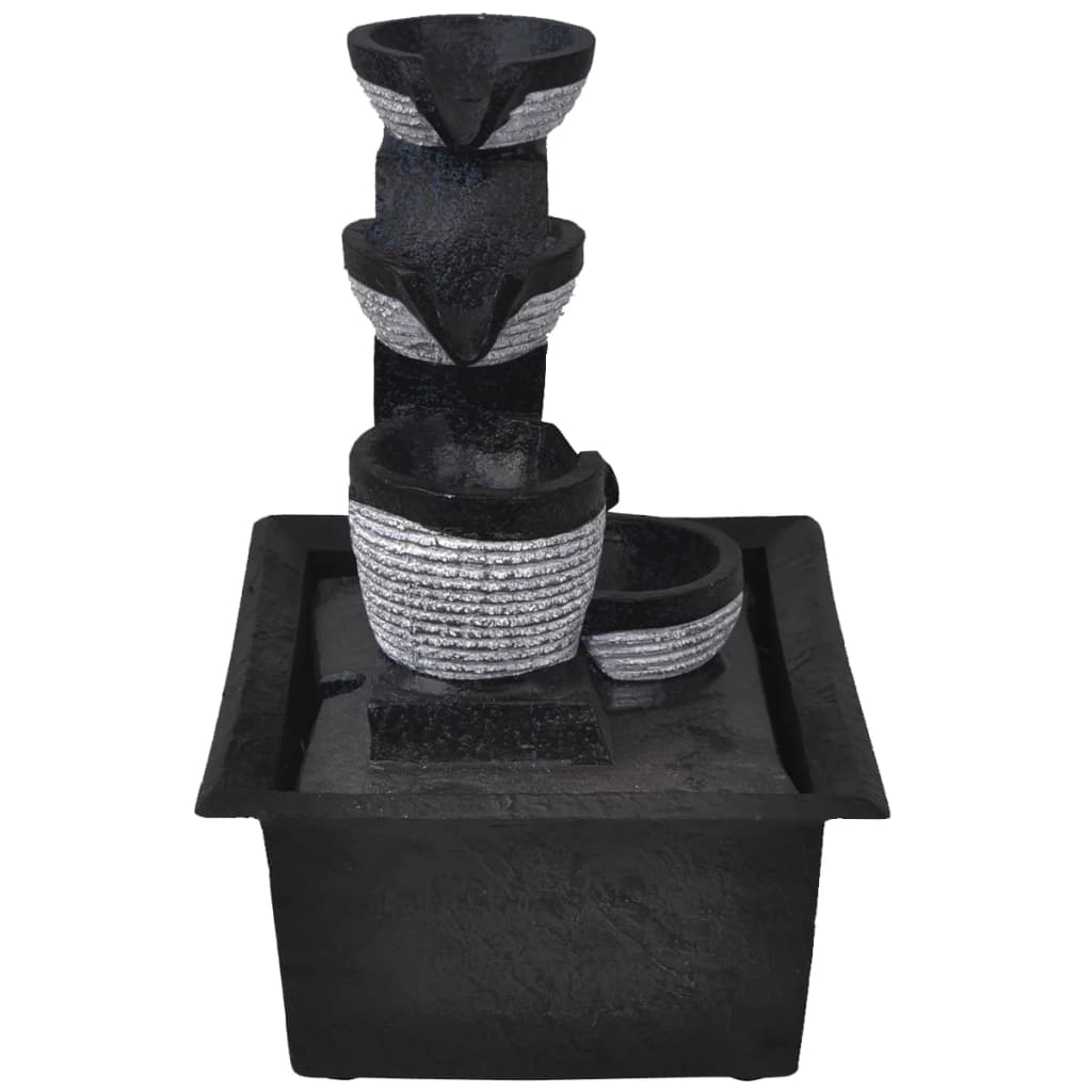 Fontaine d'intérieur avec lumière led en polyrésine - number 4.