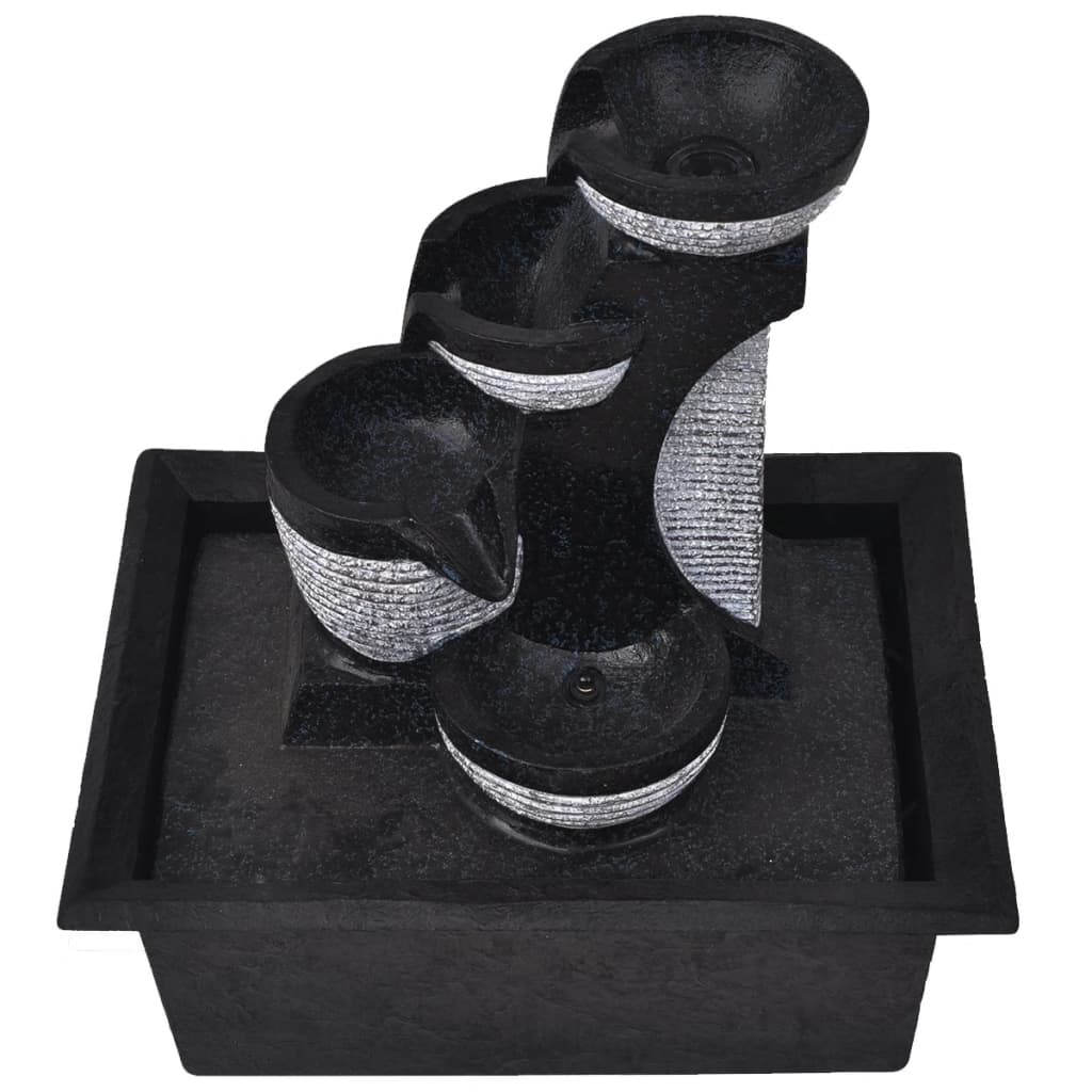 Fontaine d'intérieur avec lumière led en polyrésine - number 3.