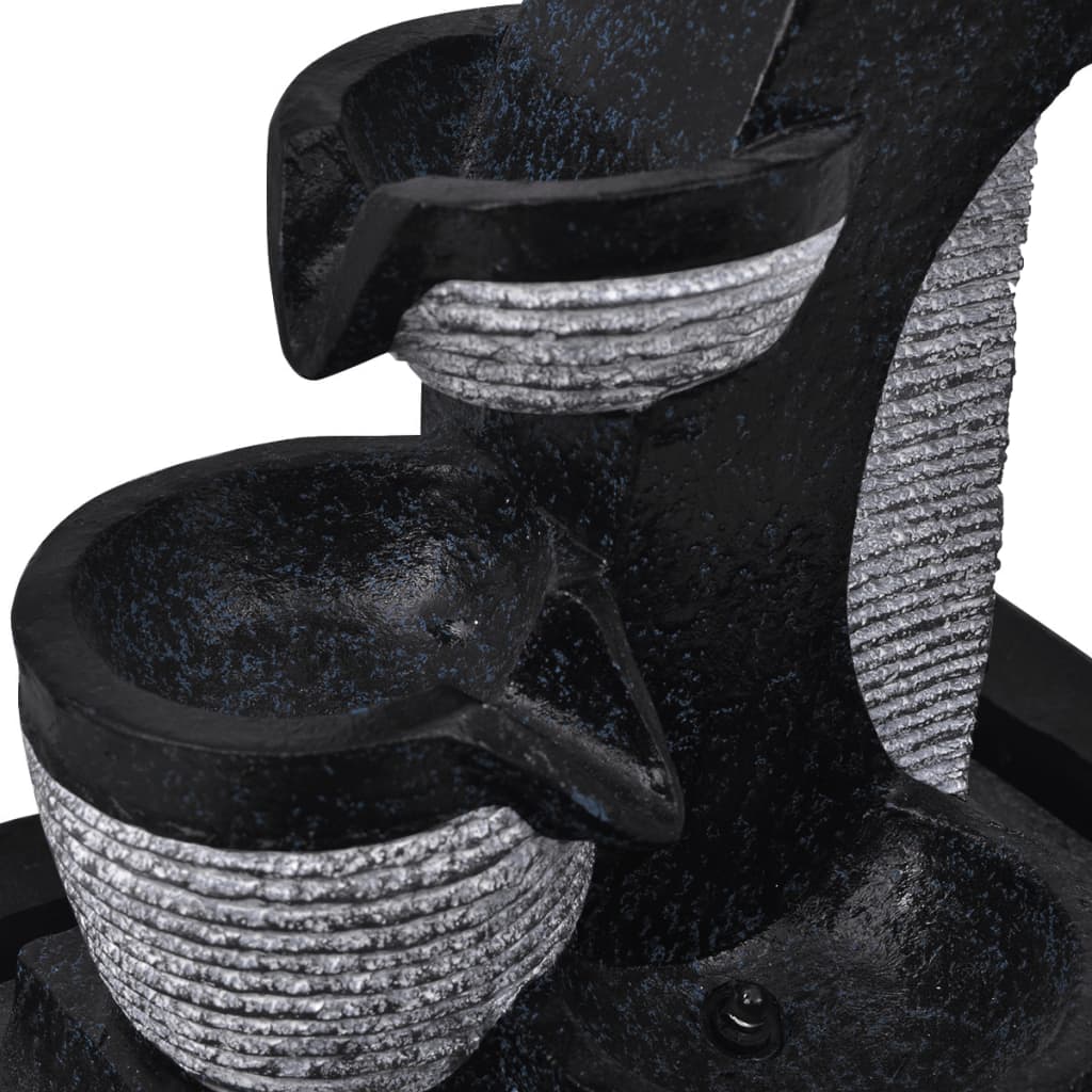 Fontaine d'intérieur avec lumière led en polyrésine - number 5.