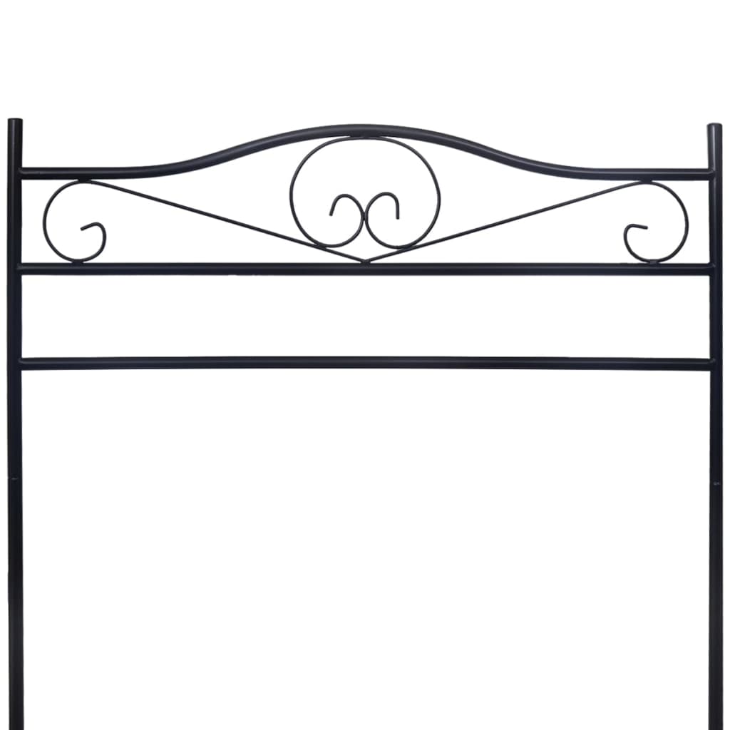 Clothes rack in black steel - number 3.