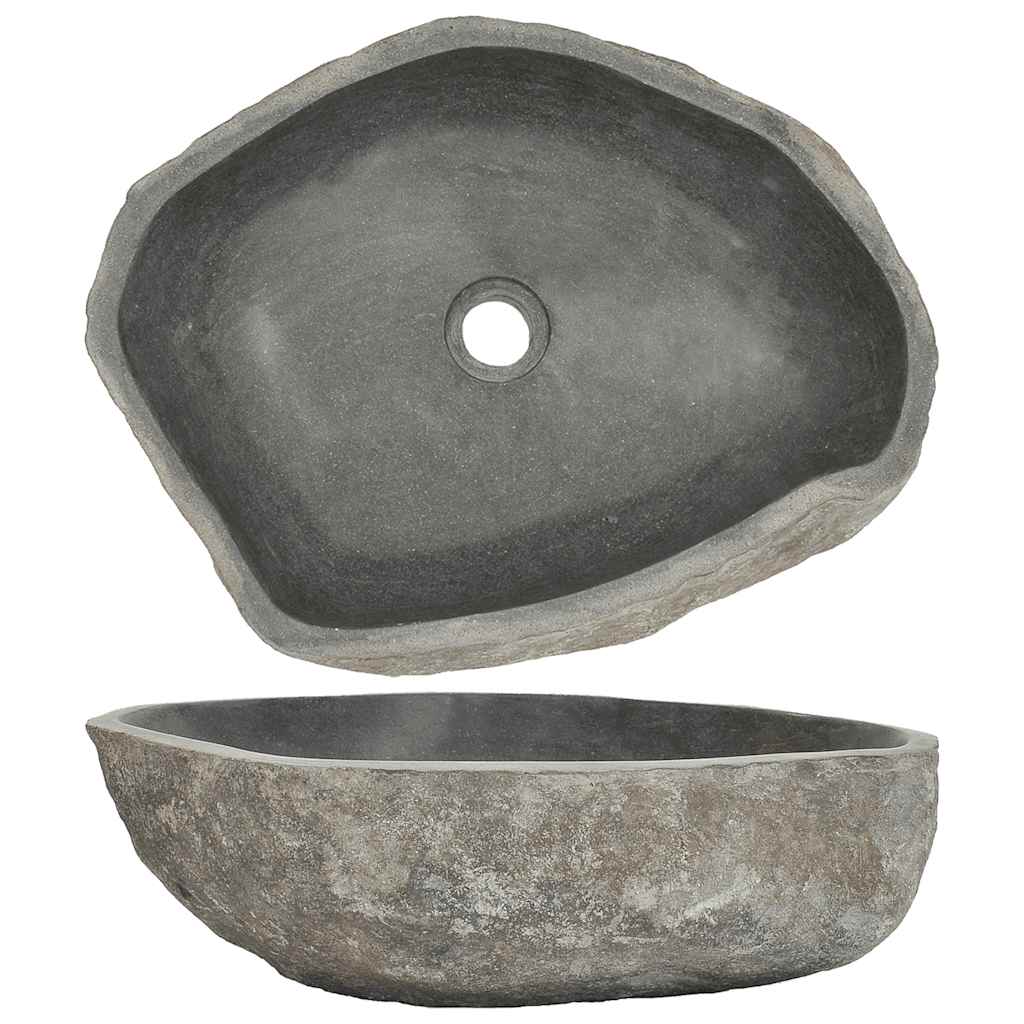 Tvättställ (45-53)x(34-41) cm oval flodsten - (45-53) x (34-41) x 15 cm - number 2.