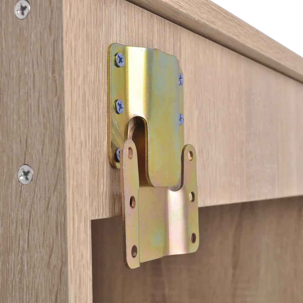 Badeværelsesmøbelsæt med håndvask 3 dele beige - number 5.