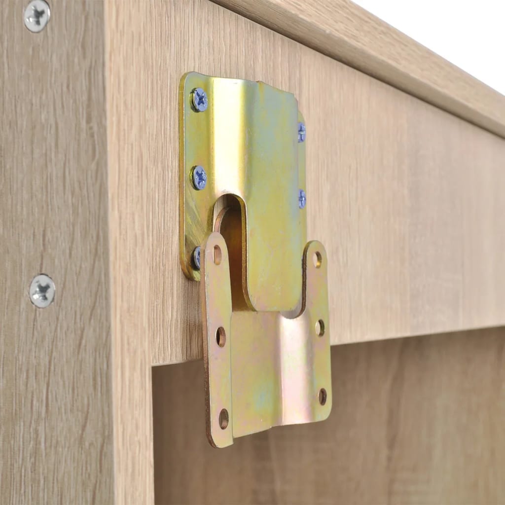 Zestaw mebli łazienkowych z umywalką 7 części - beżowy, model 4, 1 - number 5.