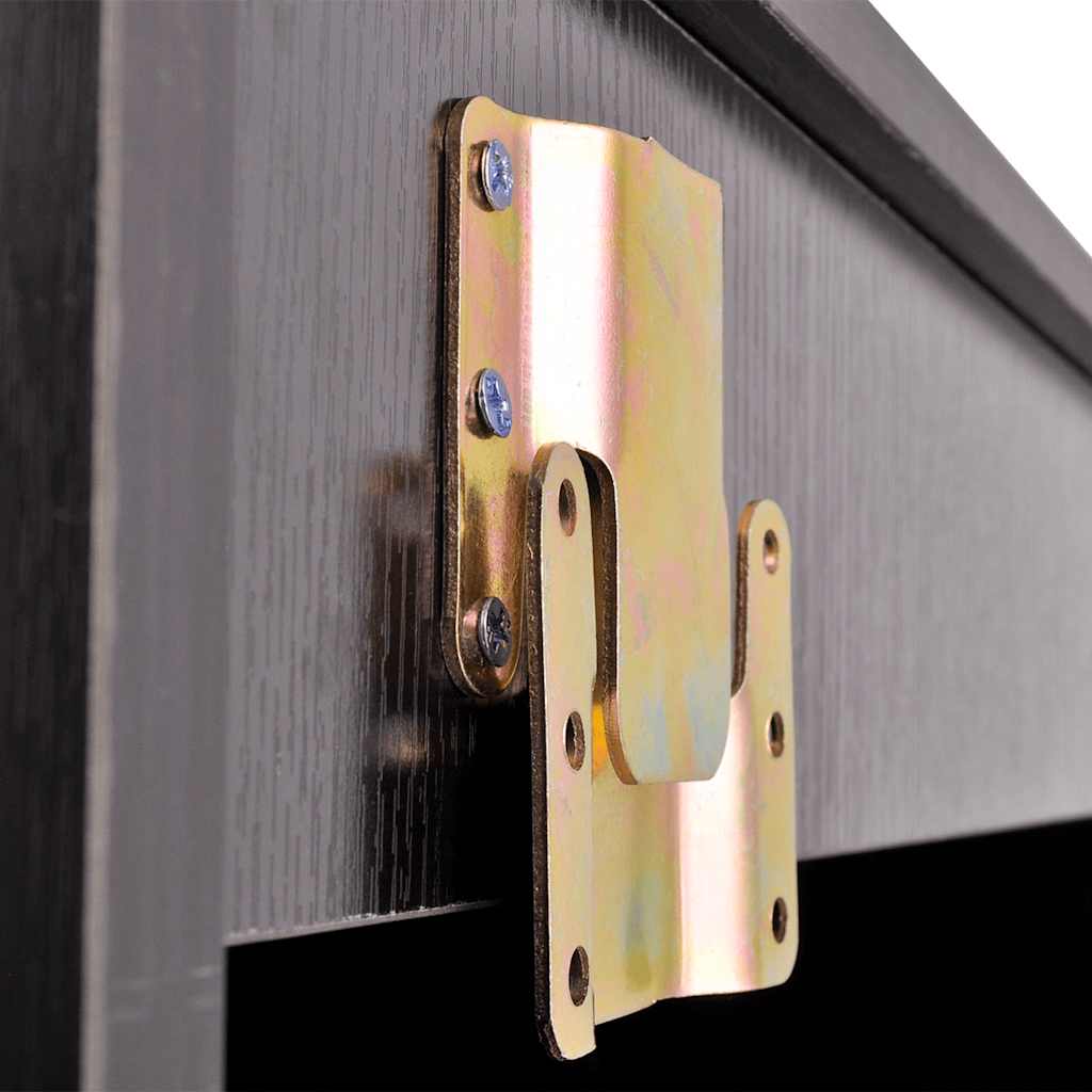 Zestaw mebli łazienkowych z umywalką 7 części - czarny, model 4, 1 - number 6.