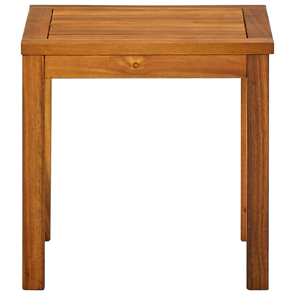 Ležaljka sa stolom od punog bagremovog drva i tekstila - number 7.