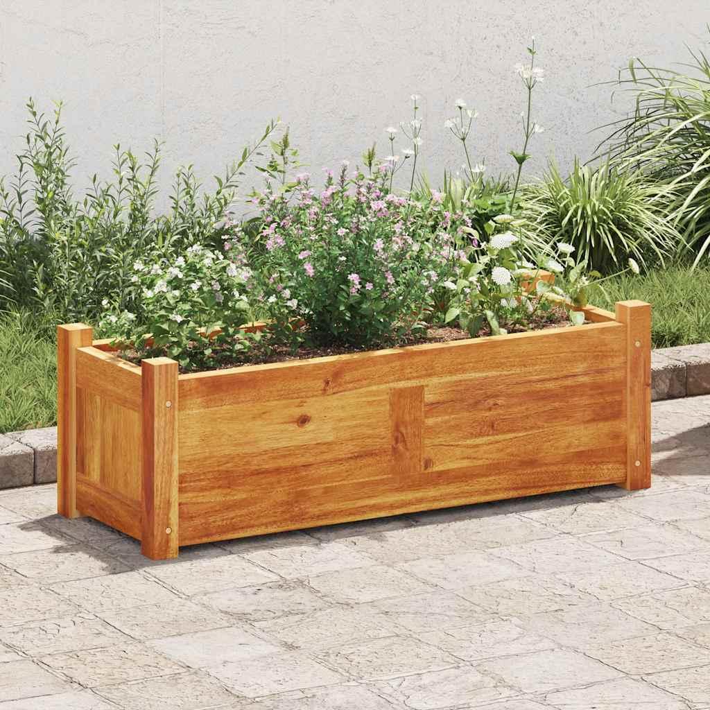 Raised bed 76x27.6x25 cm acacia wood - number 3.