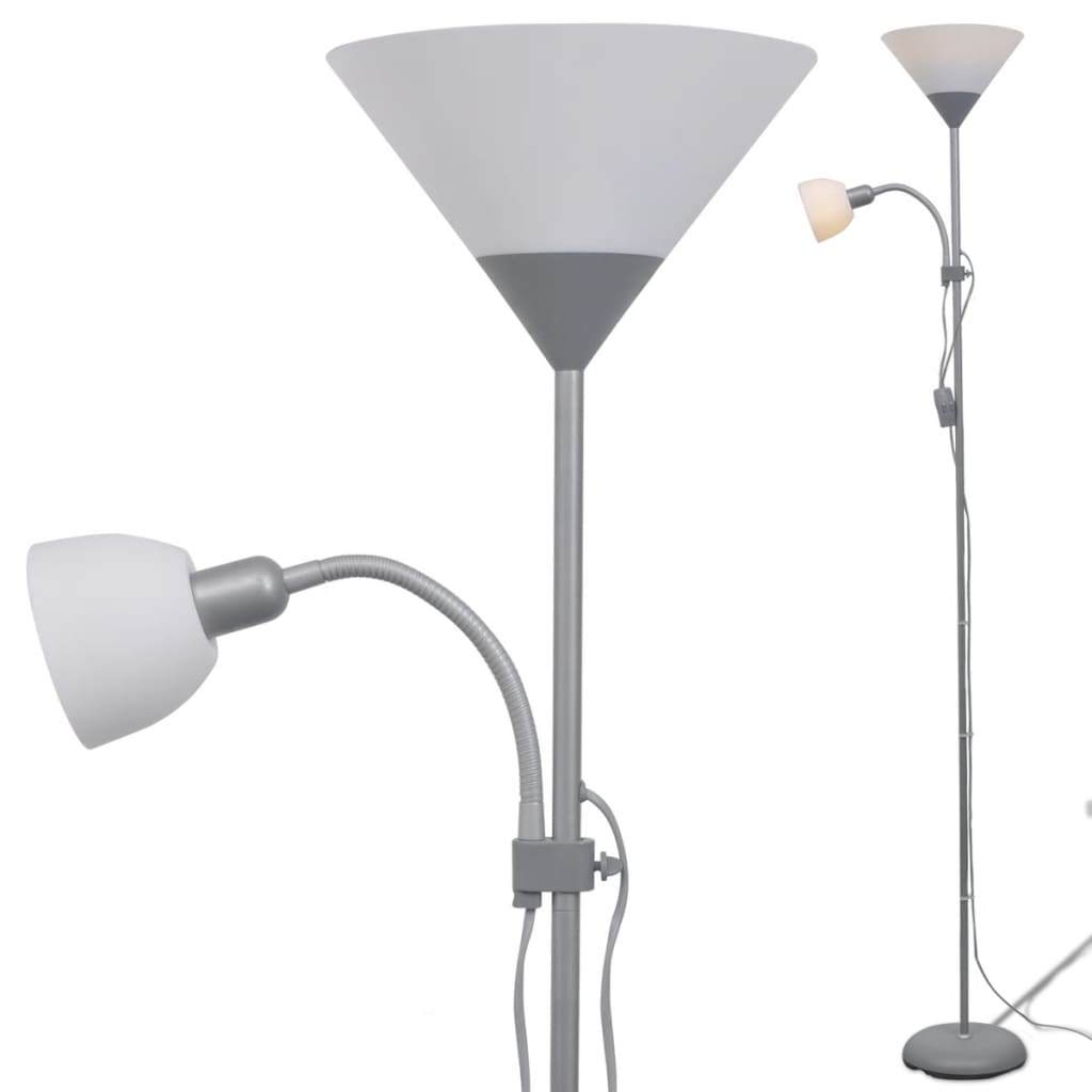 Lampadaire - gris, 1, 2 - number 3.