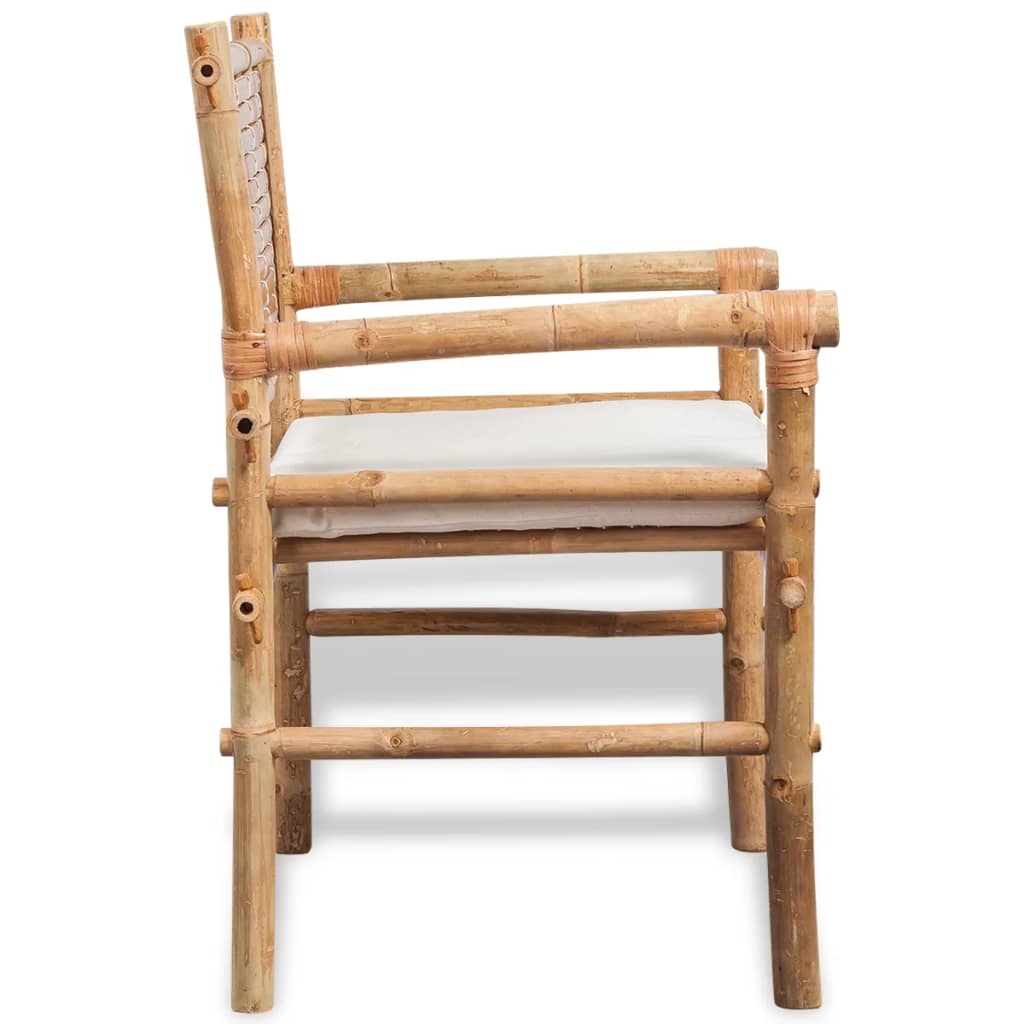 Zestaw bistro 3 części z poduszkami bambusowymi - number 5.