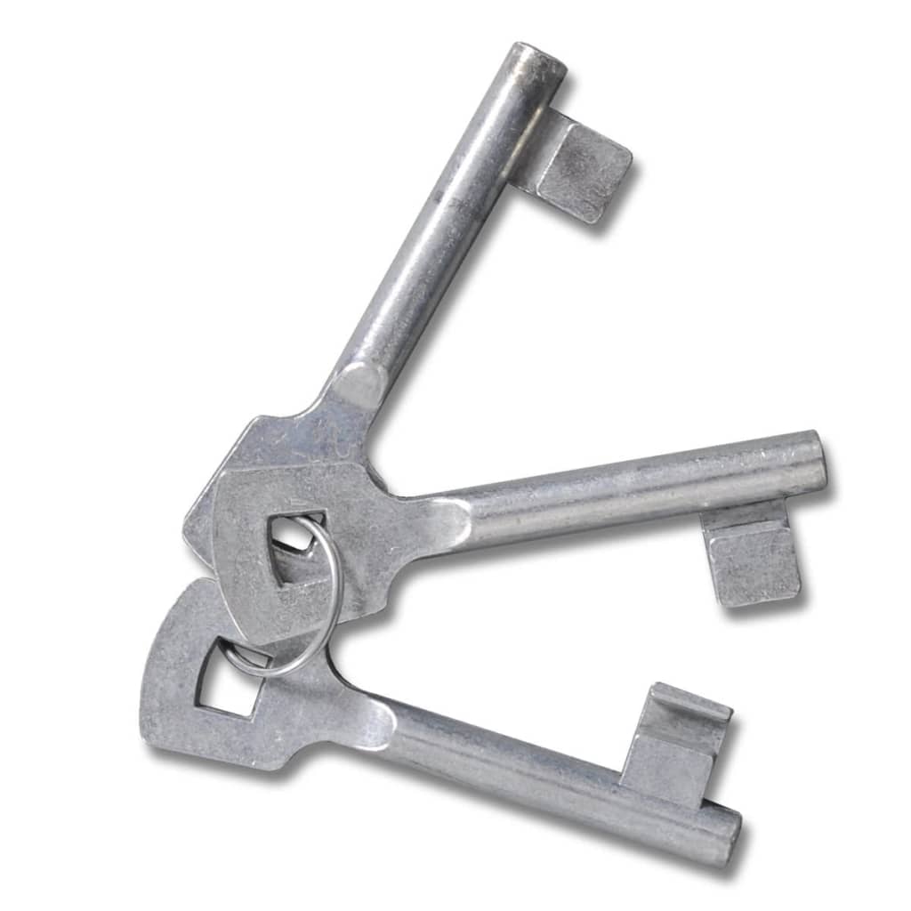 Dobbelt hegnslåge pulverlakeret stål - number 5.