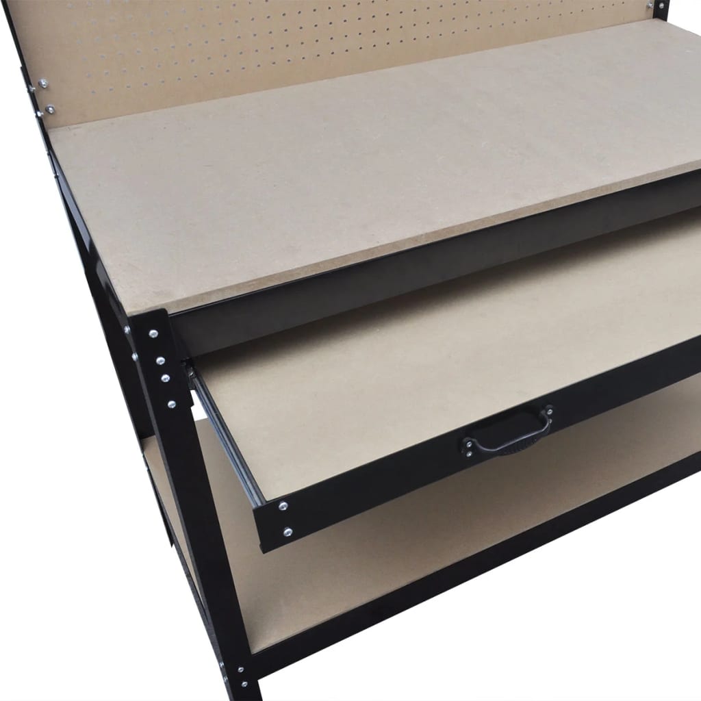 Arbejdsbænk med stiftplade og skuffe - number 5.