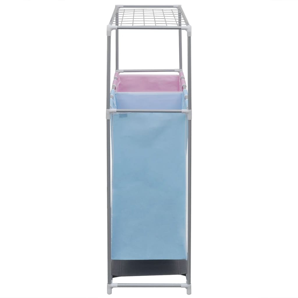 Laundry basket with 2 compartments and drying rack - number 3.