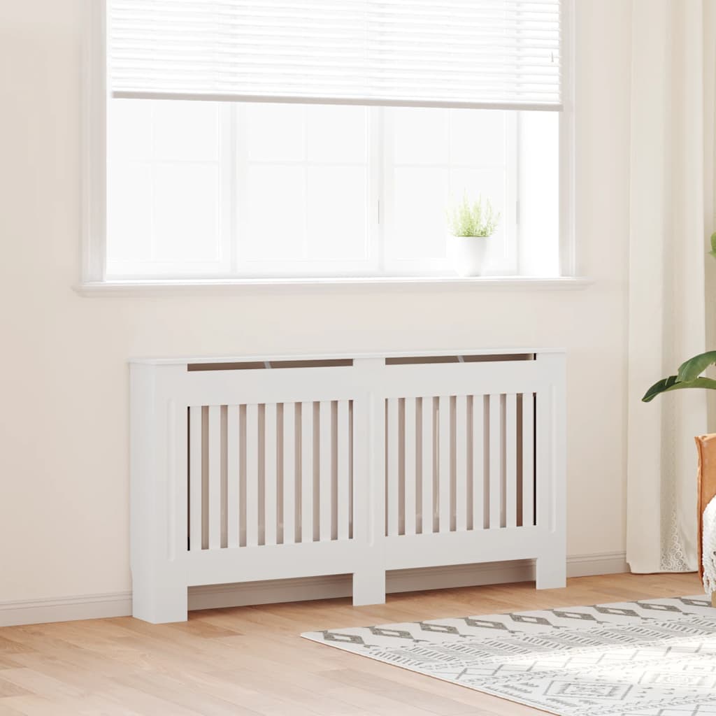 Radiatorskjuler i mdf 152 cm - hvid, 152 x 19 x 81.5 cm, 1 - number 1.