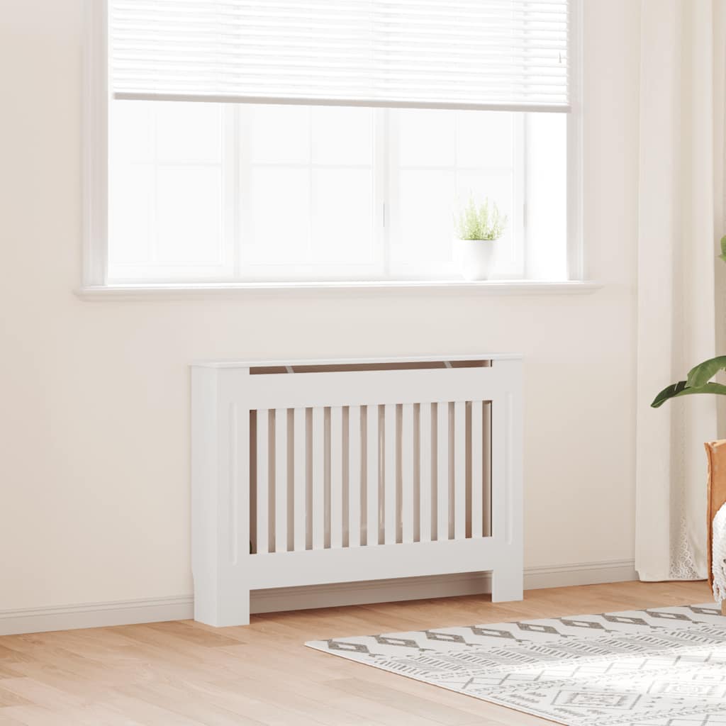 Radiatorskjuler i mdf 112 cm hvid - number 1.