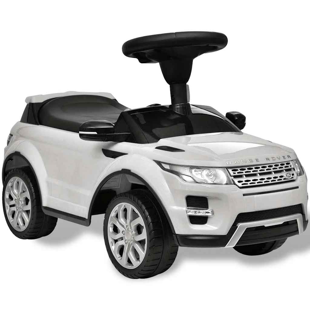 Voiture pour enfants land rover 348 avec musique, blanche - number 1.