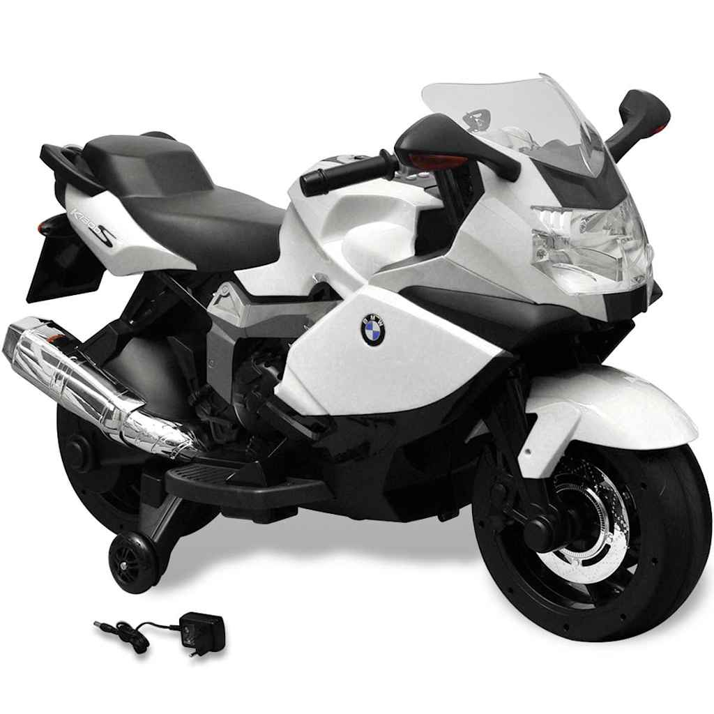 Moto électrique bmw 283 pour enfants, blanche 6 v - number 1.