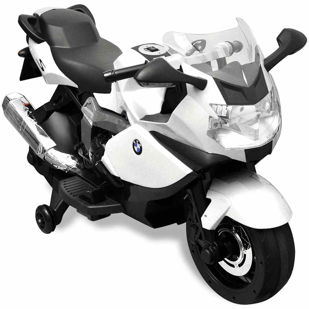 Moto électrique bmw 283 pour enfants, blanche 6 v - number 5.