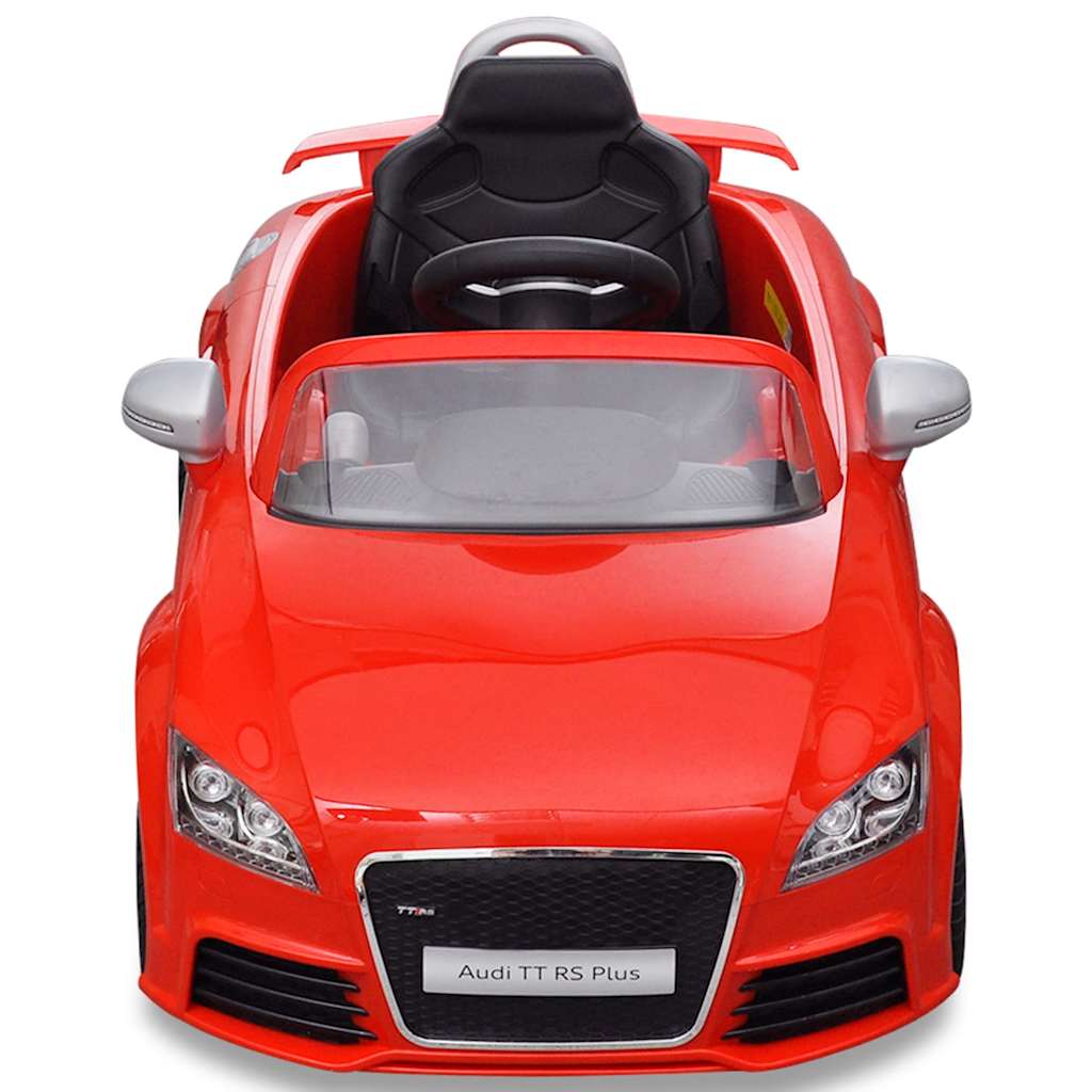 Audi tt rs sit voiture pour enfants avec télécommande blanche rouge - number 2.