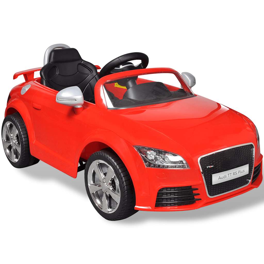 Audi tt rs sit voiture pour enfants avec télécommande blanche rouge - number 4.