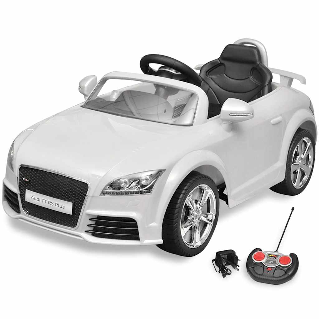 Voiture audi tt rs pour enfants télécommande blanche - number 1.