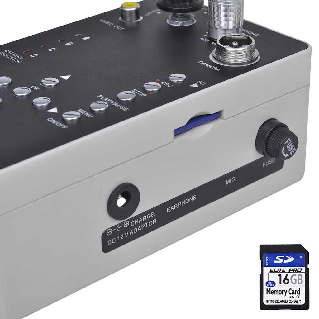 Rørinspektionskamera 30 m med dvr-kontrolboks - number 8.