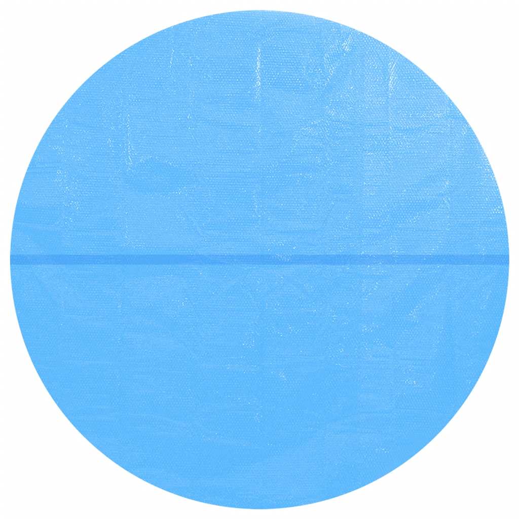 Couverture de piscine ronde 488 cm pe bleu - number 3.