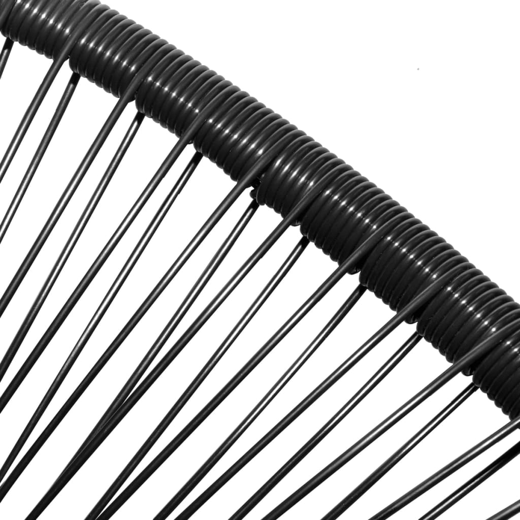 Vrtna stolica poliratan crna - number 3.