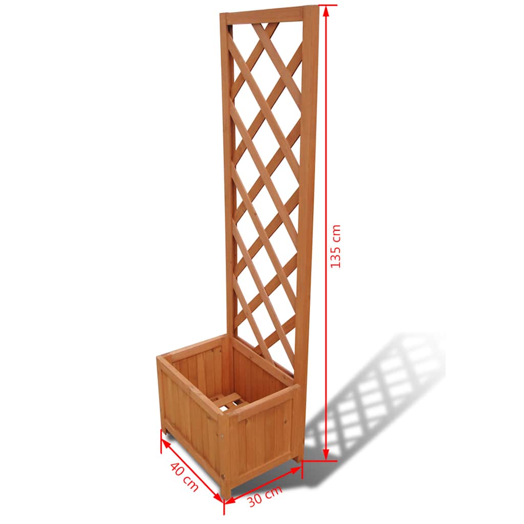 Plantekasse med espalier 40 x 30 x 135 cm - number 4.