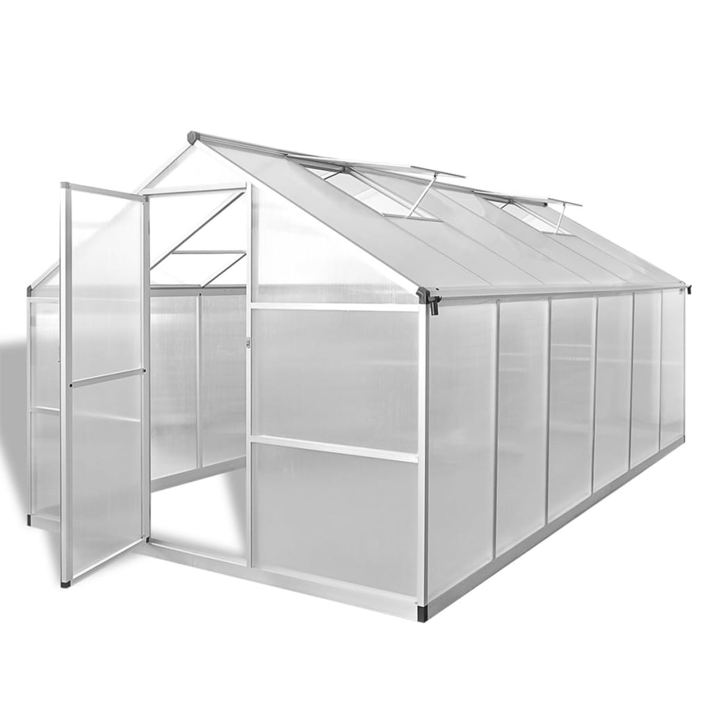 Reinforced greenhouse with bottom frame 9,025 m² aluminium - number 1.