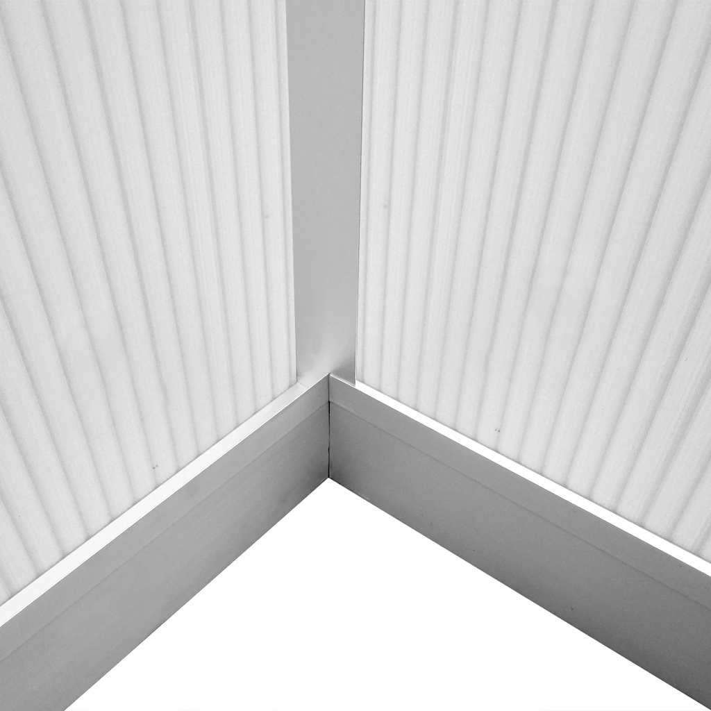 Ojačani staklenik s donjim okvirom od 9,025 m² aluminija - number 10.