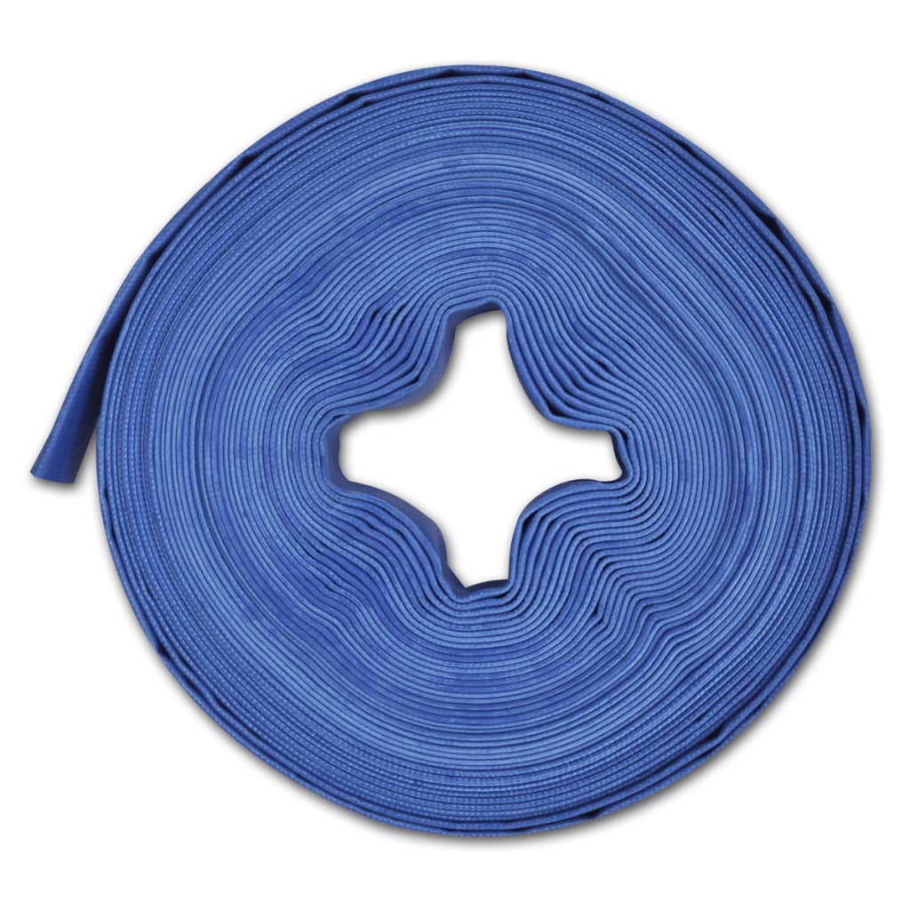 Flad slange 25 m 1" pvc til transport af vand - 25 mm/25 m - number 3.