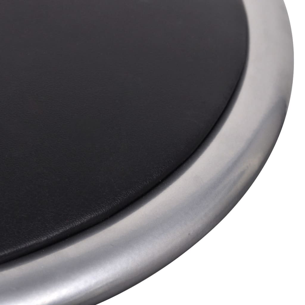 Hokery składane 4 szt. skóra ekologiczna - number 6.