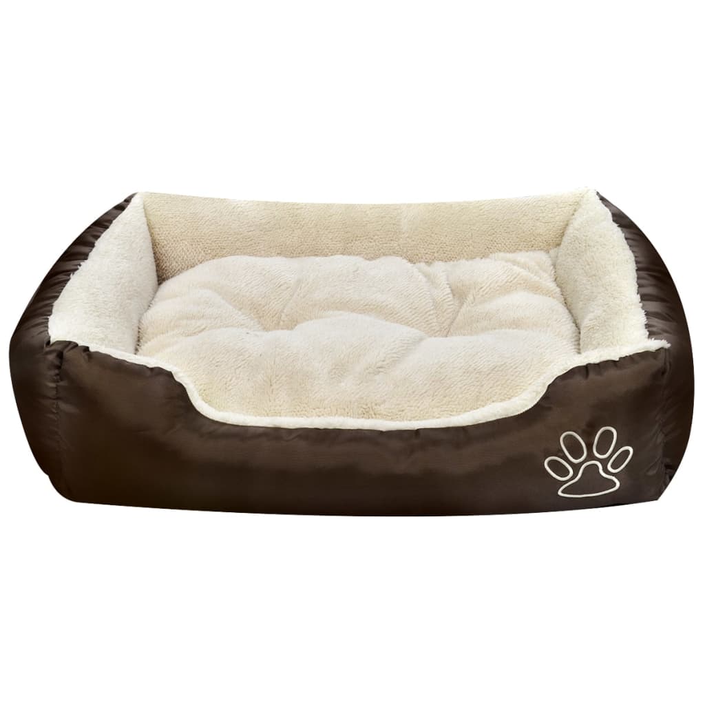 Lit chaud pour chien avec oreiller - l, beige - number 3.