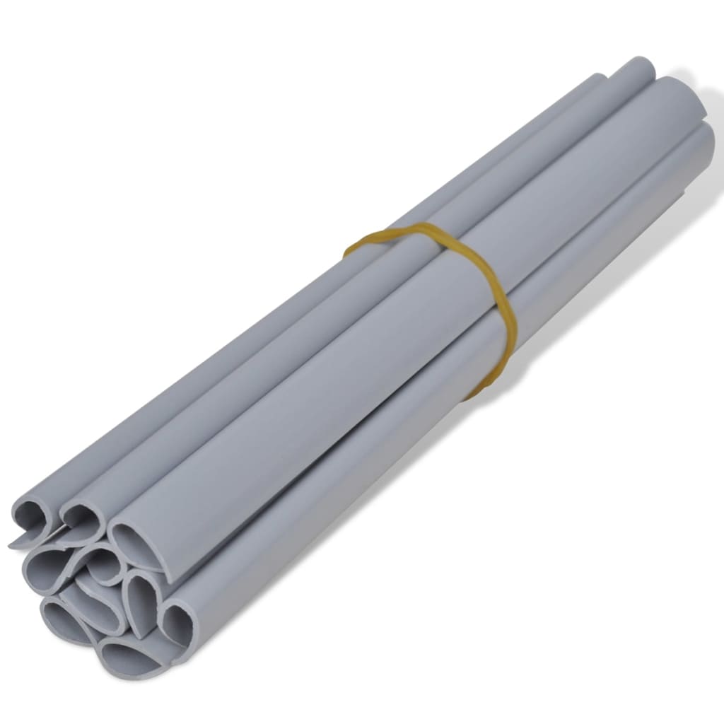 Valla de pvc rollo claro gris 70 x 0,19 m - gris claro, 70 x 0,19 m, 1 - number 4.