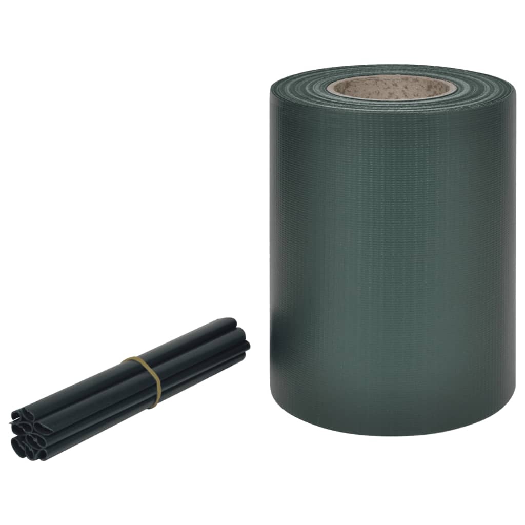 Pvc-stängsel rullgrå 70 x 0,19 m - grön, 70 x 0,19 m, 1 - number 2.