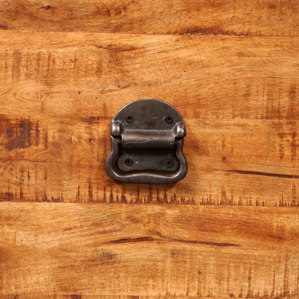 Opbevaringskiste kubeform råt mangotræ - number 10.