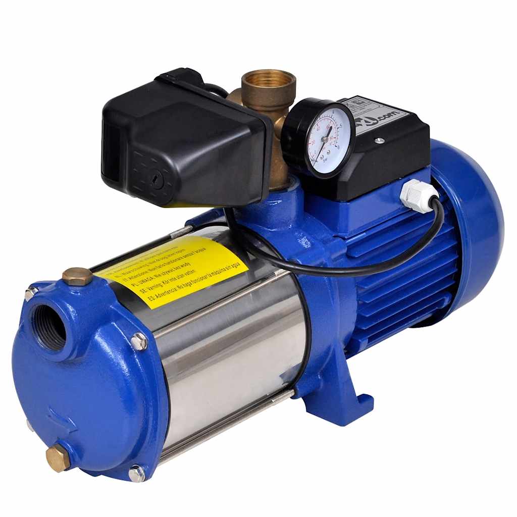 Jetpumpe med måler 1300 w 5100 l/t blå - number 1.