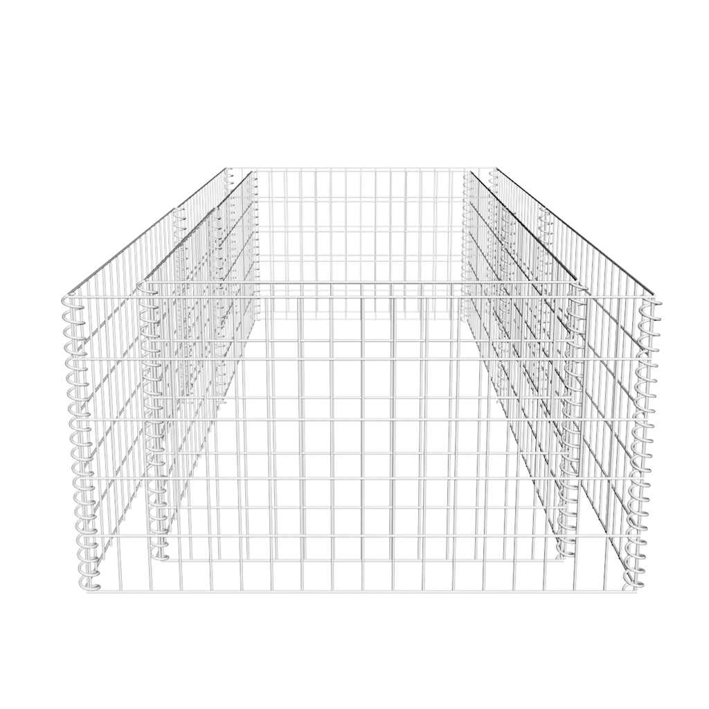 Gabion planter galvaniserat stål 180 x 90 x 50 cm - number 6.