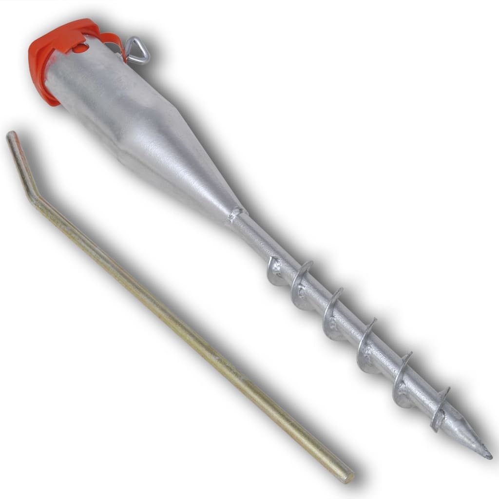 Parasolholder 55 cm galvaniseret stål - number 1.