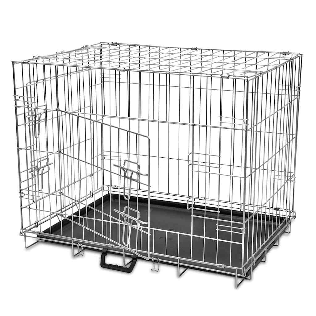 Cage pliable pour chien taille l en métal - number 1.