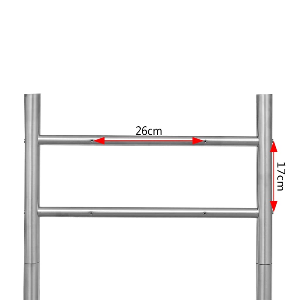 Support de boîte aux lettres en acier inoxydable - pour boîte aux lettres - number 5.