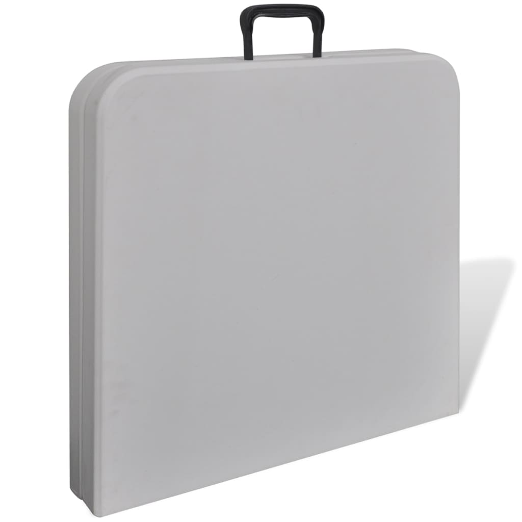 Sklopini vrtni stol 122 cm hdpe bijeli - number 3.