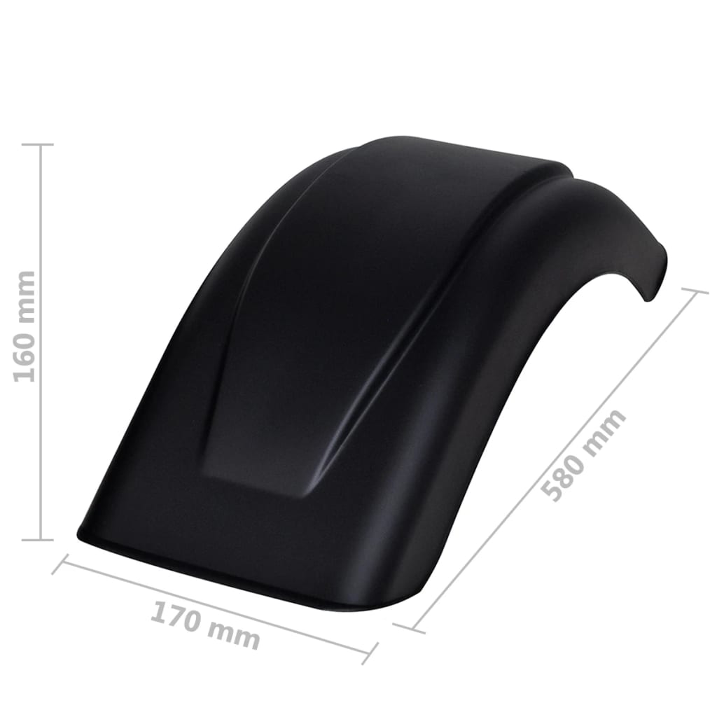 Hjulskærm 2 stk. til trailerhjul 170 x 580 mm - number 6.