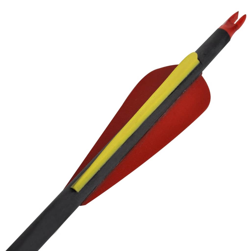 Standard recurve-pile 12 stk. 0,76 cm 30" carbon - number 3.