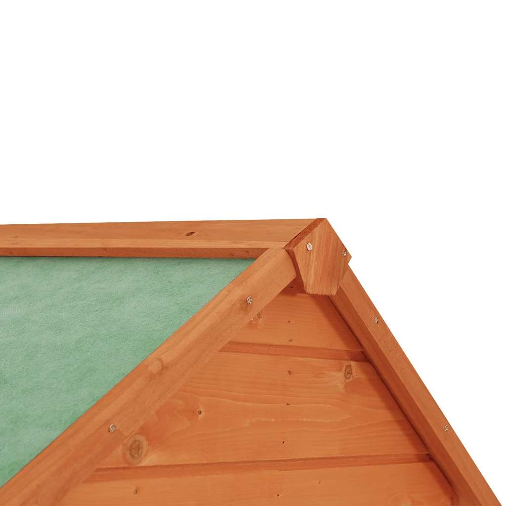 Szafka ogrodowa 42,5x64x190 cm brązowa - number 8.