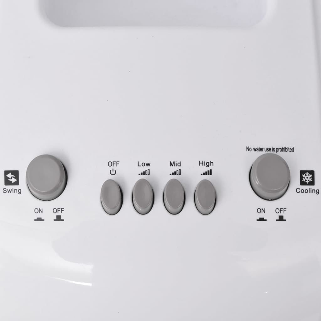 Bærbar luftkøler 80 w 4 l 25x26x56 cm - number 5.