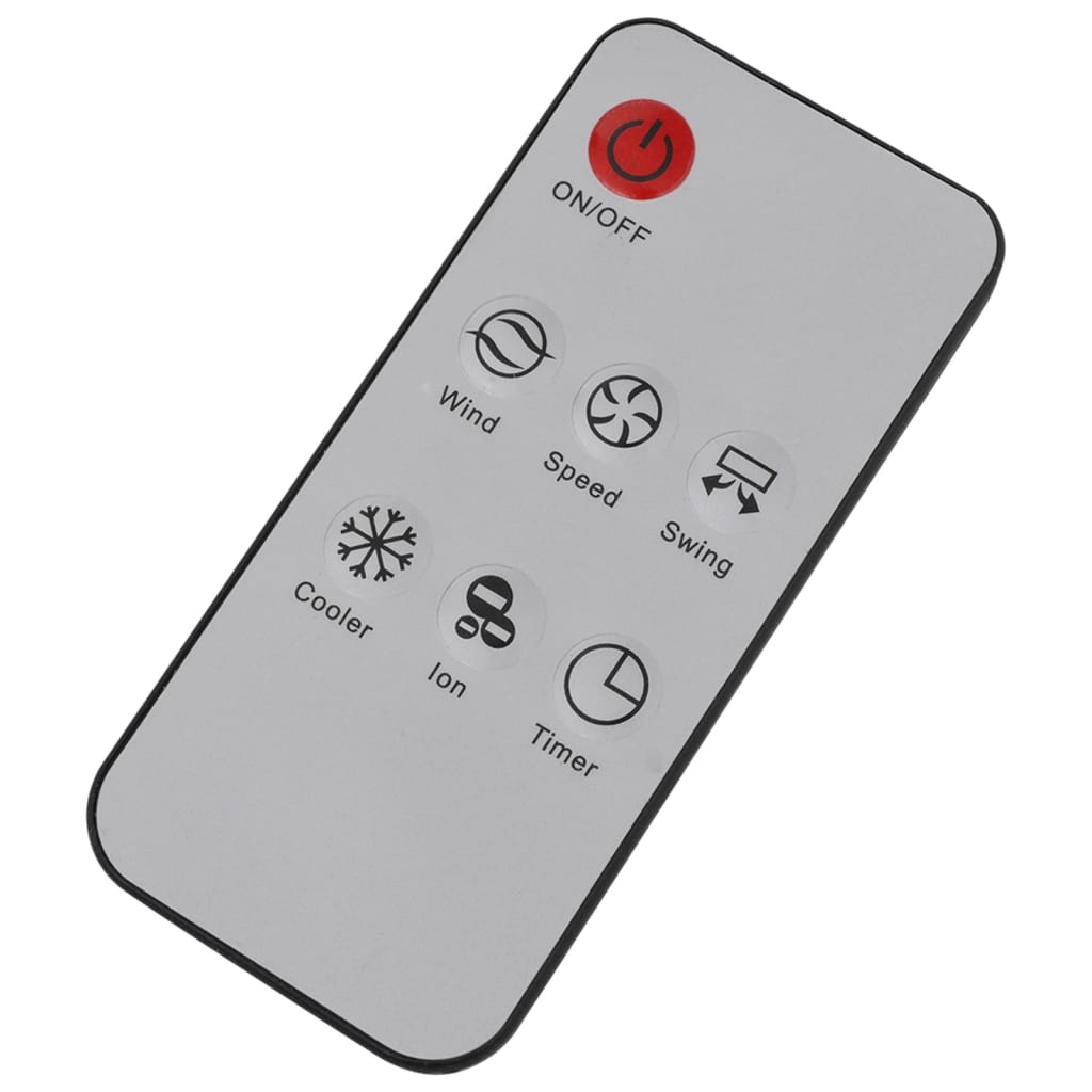 Bærbar luftkøler 80 w 4 l 270 m³/t 25x26x56 cm - number 9.