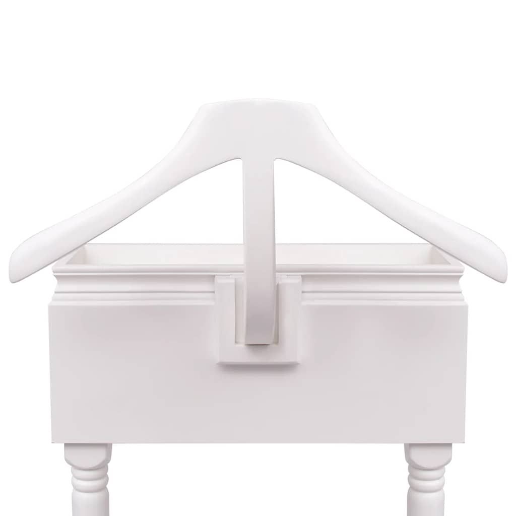 Clothes rack with cabinet wood white - number 4.