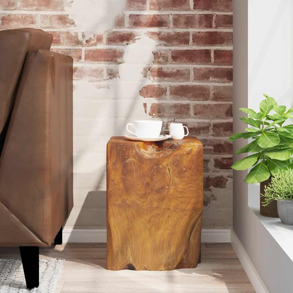 Stołek z litego drewna tekowego - number 2.