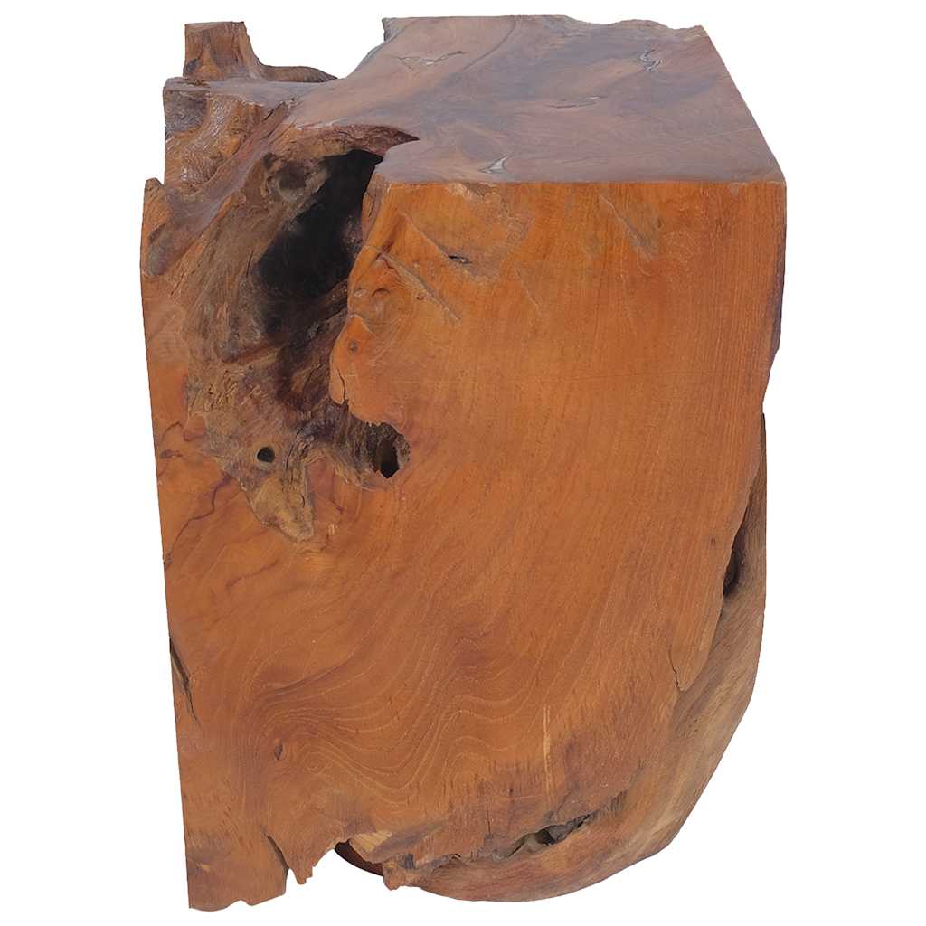 Stołek z litego drewna tekowego - number 6.